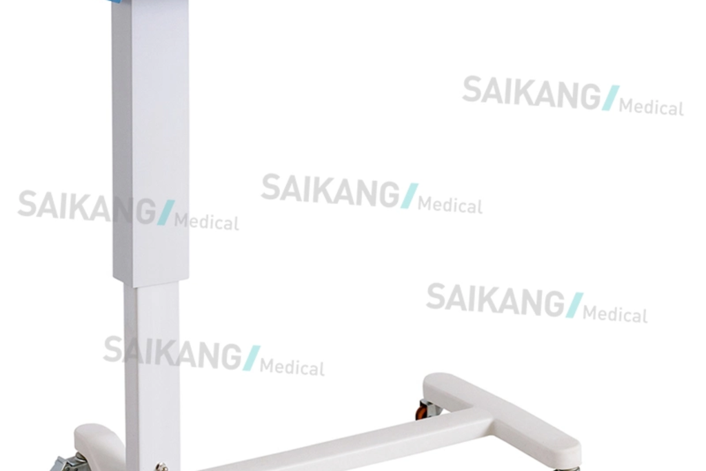 Hospital Comfort: OEKAN Furniture's Plastic Bedside Overbed Table