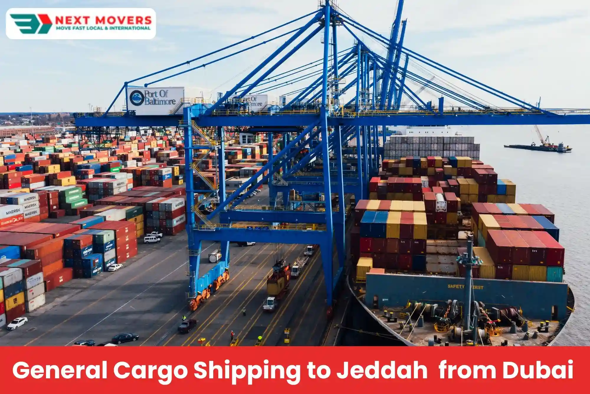 General Cargo Shipping to Jeddah from Dubai