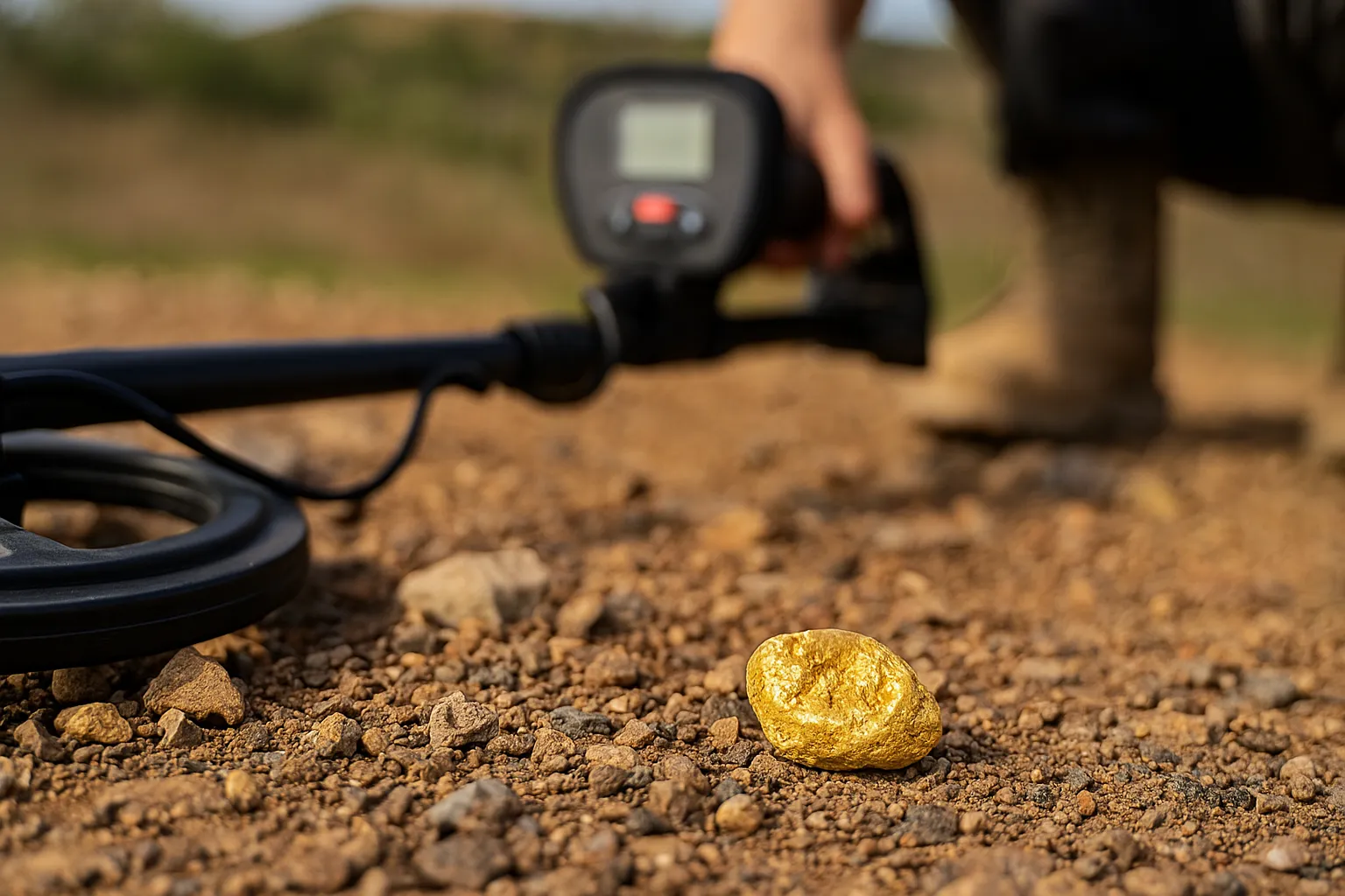 Can Gold Detectors Machines Detect Small Gold Nuggets